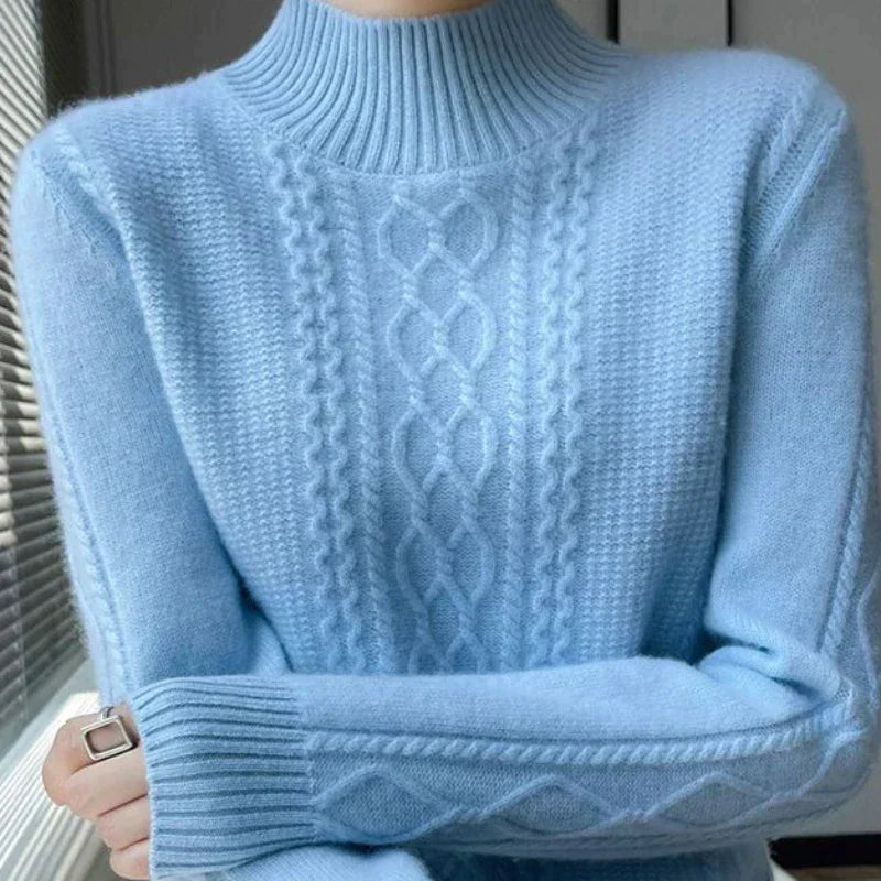 Fluffonia™| Pull Col Roulé