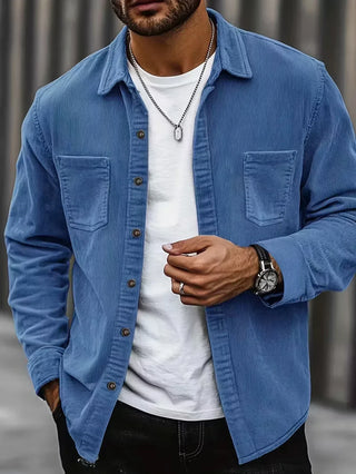 Lukas | Chemise en velours côtelé pour hommes