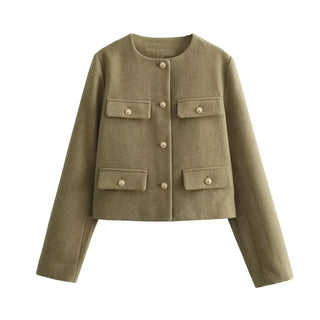 Sara | Veste élégante avec boutons dorés