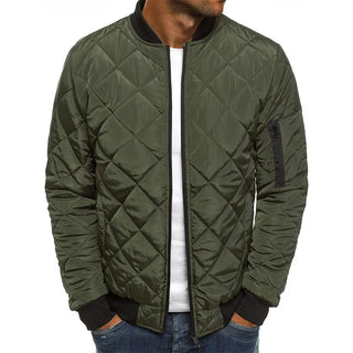 Dale | Veste en coton avec motif losange
