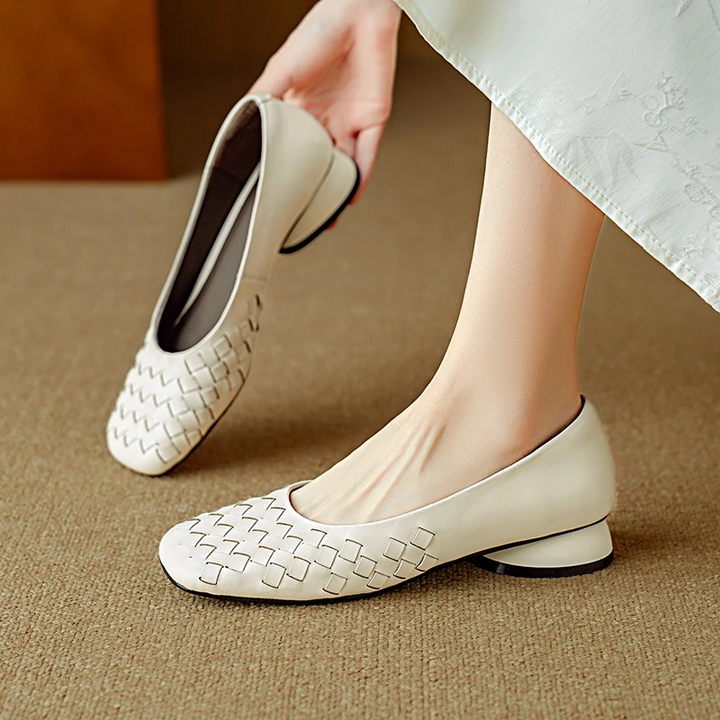 Ballerines en cuir Marcelle