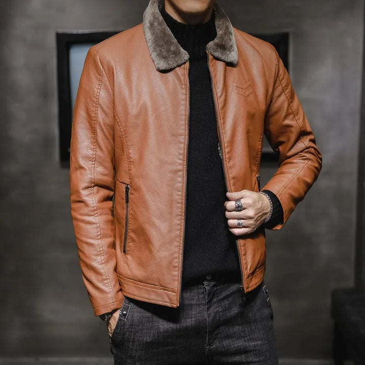 Tobias | Veste élégante en simili cuir