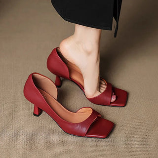 Talons Valenti en cuir