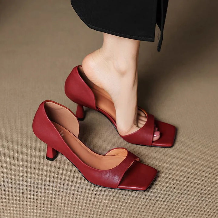 Talons Valenti en cuir