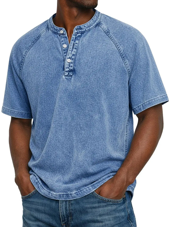 Lukas | Chemise vintage à boutons pour hommes