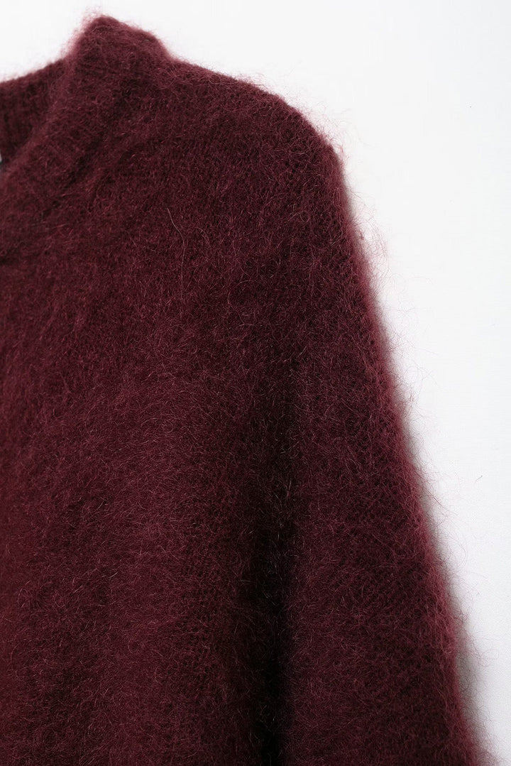 Tess | Pull Bordeaux