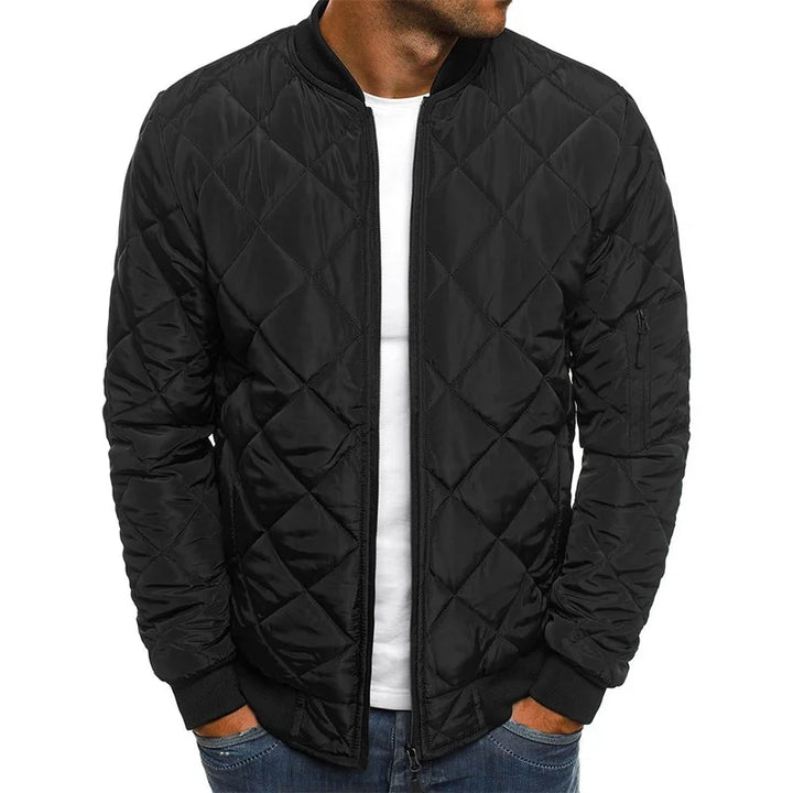 Dale | Veste en coton avec motif losange