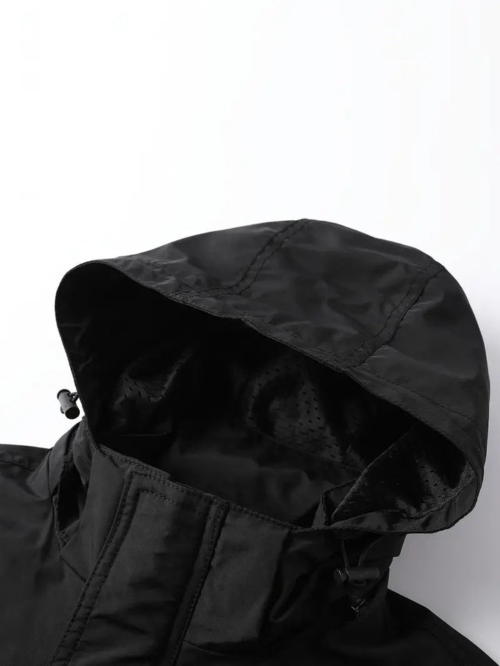 Evra | Veste coupe-vent 2-en-1 avec gants intégrés