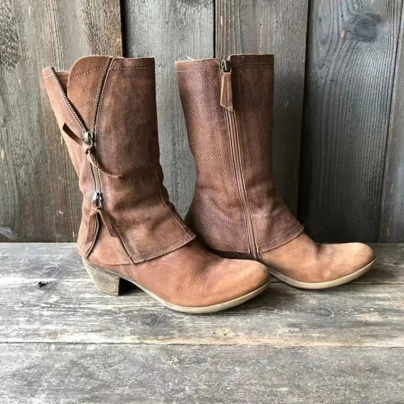 Alma | Bottes vintage mi-mollet