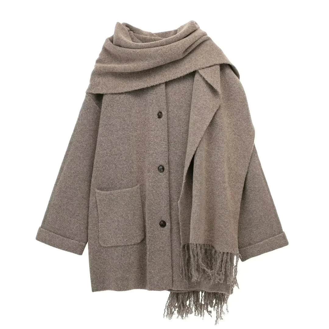 Sophie | Ensemble manteau avec écharpe Kappa