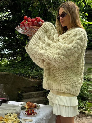 Mikaela | Pull en maille oversize