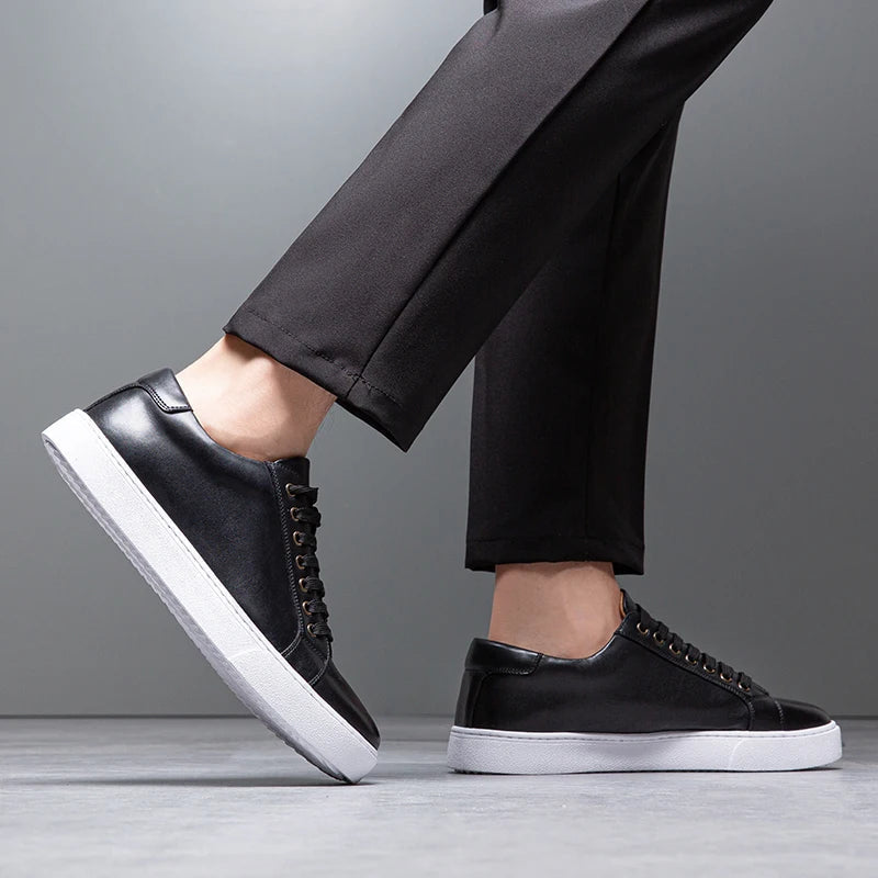 Franco | Baskets pour hommes en simili cuir
