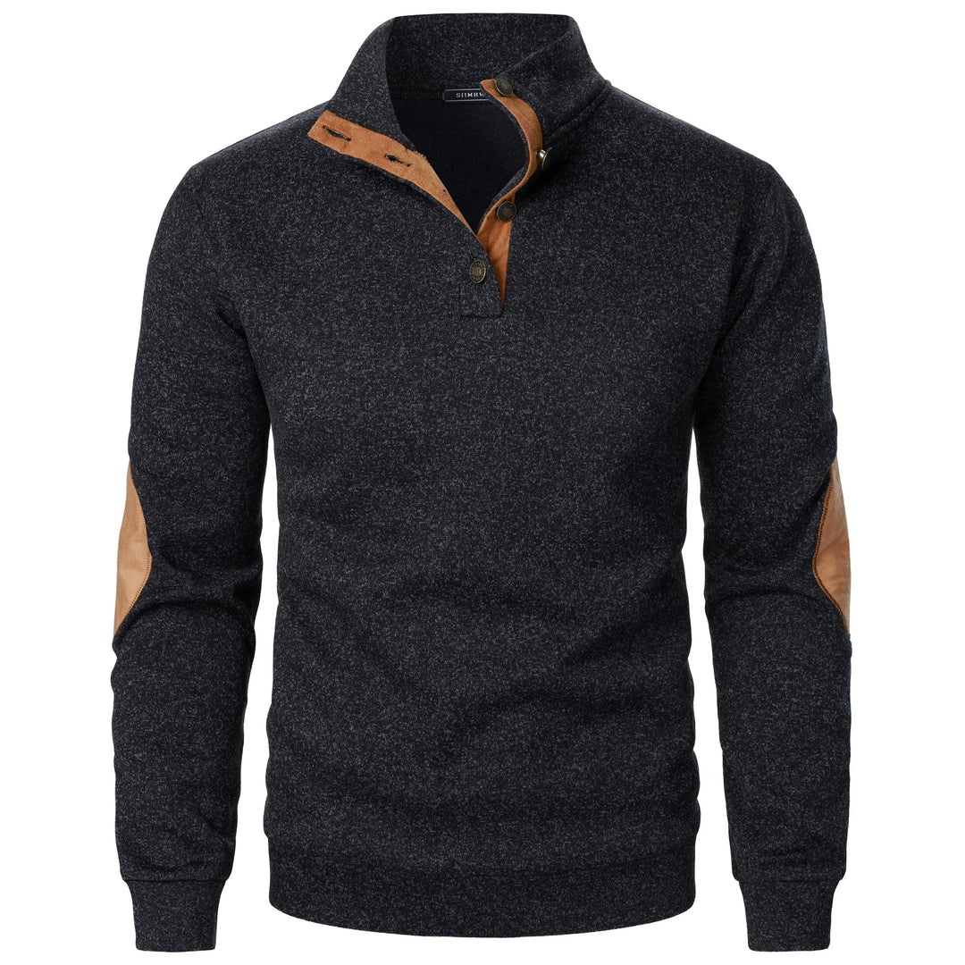 Martin | Pull Henley avec col montant