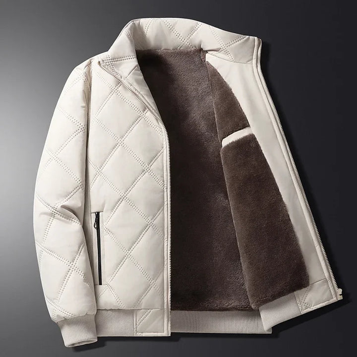 Nolan | Veste avec col montant et motif en losange