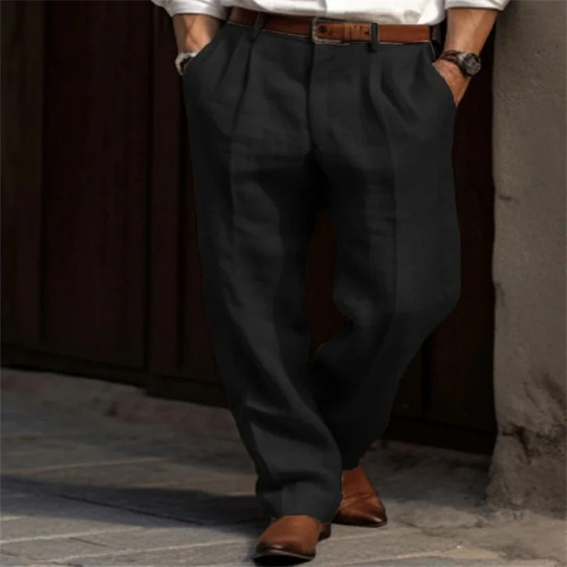 Corsaro - Pantalons Sartoriaux en Lin