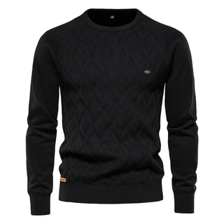 Theodor | Pull pour hommes avec motif en losanges