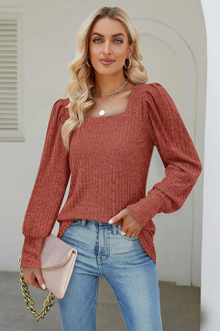 Britta | Pull décontracté avec décolleté carré