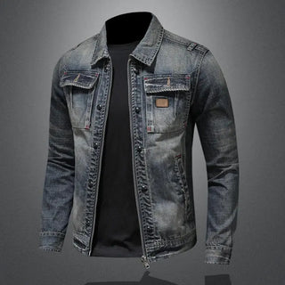 Hugo | Veste en jean avec fermeture éclair