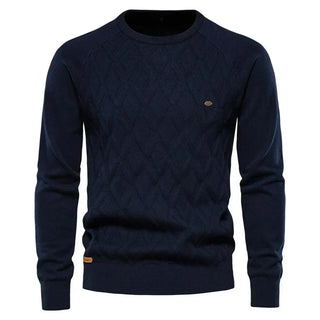 Theodor | Pull pour hommes avec motif en losanges