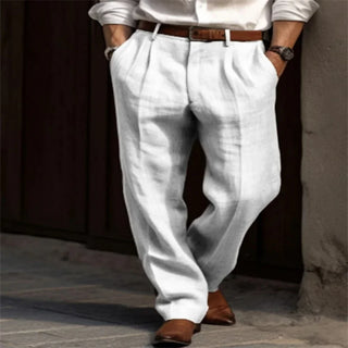 Corsaro - Pantalons Sartoriaux en Lin