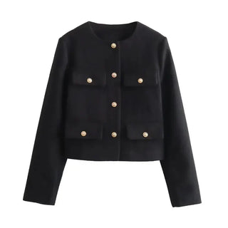 Sara | Veste élégante avec boutons dorés