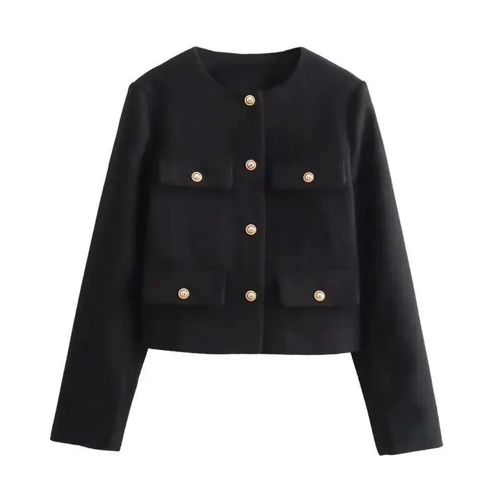 Sara | Veste élégante avec boutons dorés