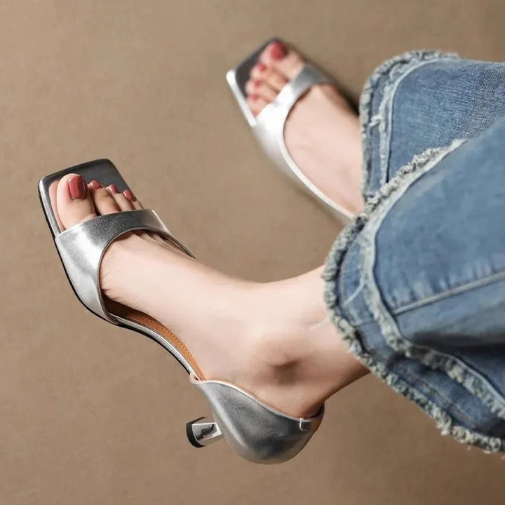 Talons Valenti en cuir