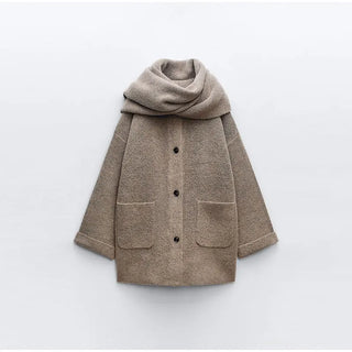 Sophie | Ensemble manteau avec écharpe Kappa