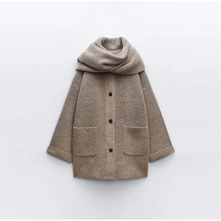 Sophie | Ensemble manteau avec écharpe Kappa