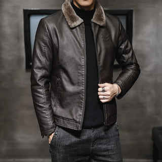 Tobias | Veste élégante en simili cuir