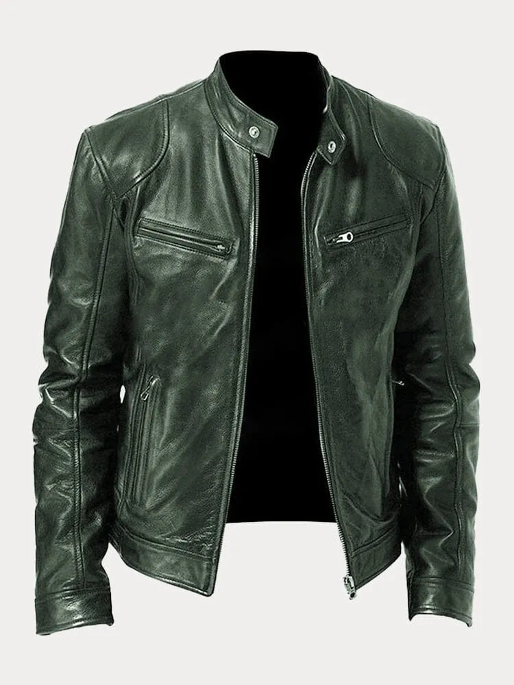 James | Veste en cuir de biker