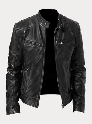 James | Veste en cuir de biker