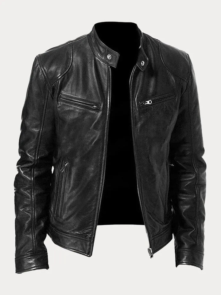 James | Veste en cuir de biker