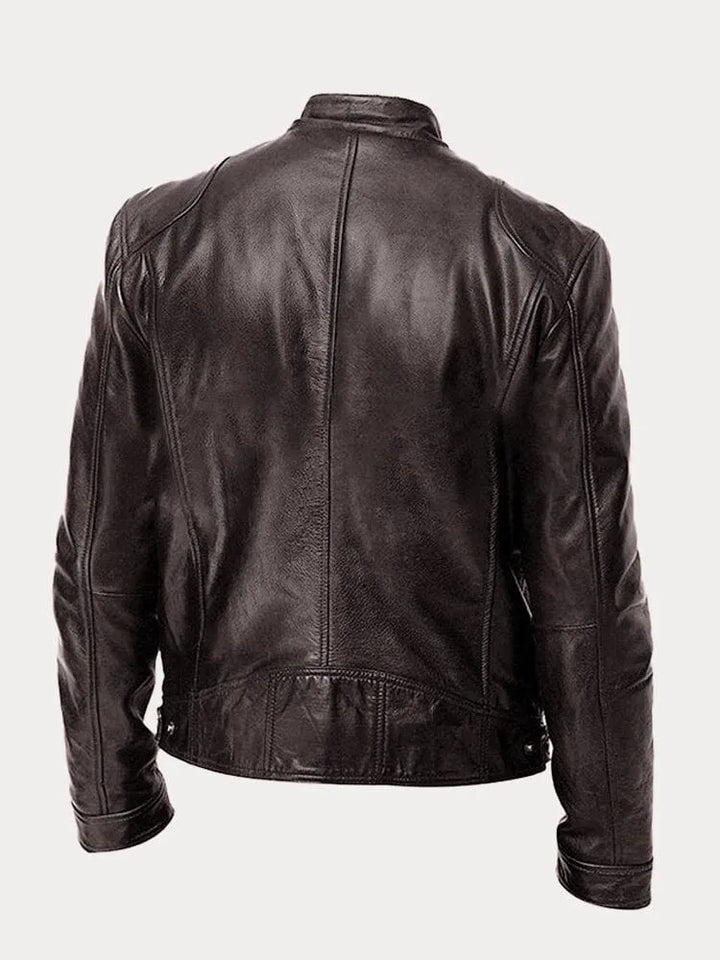 James | Veste en cuir de biker