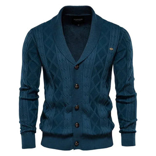 Waldemar | Cardigan pour hommes avec boutonnière