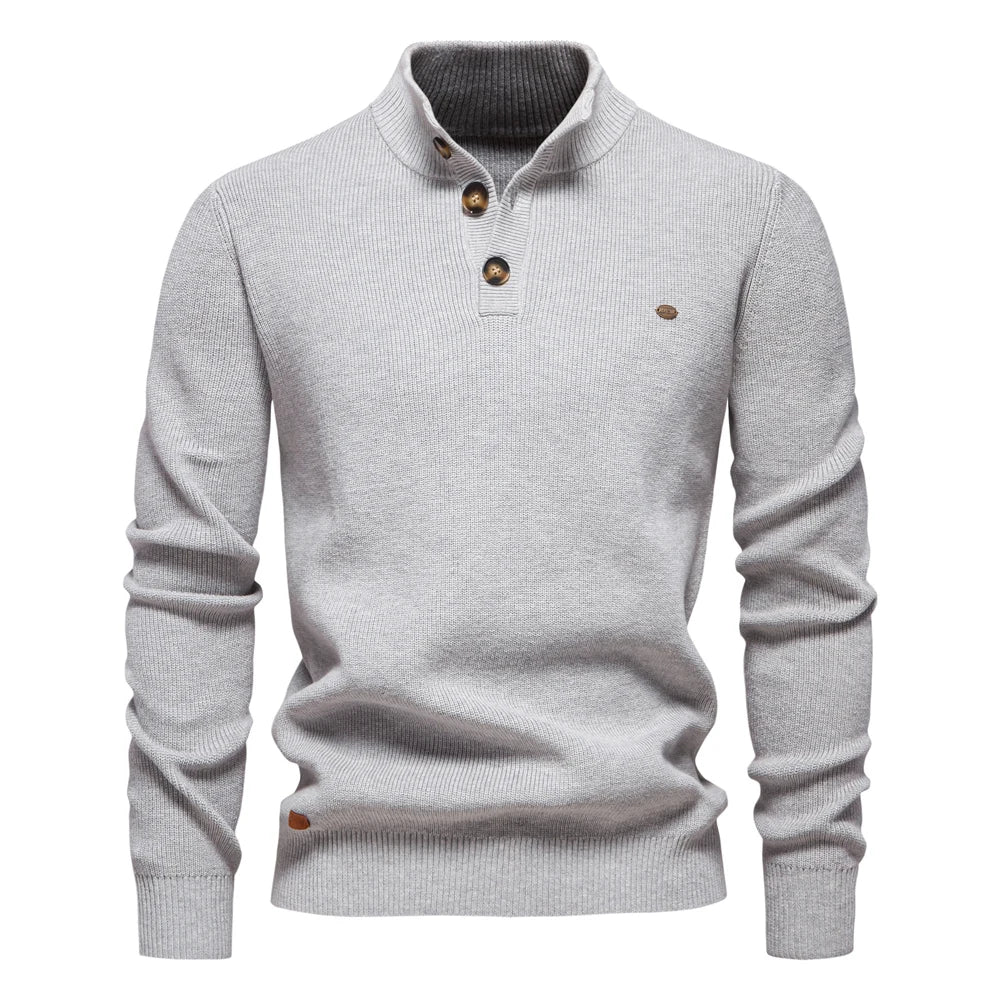 Konrad | Pull pour hommes élégant avec design à boutons