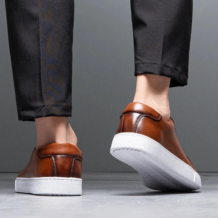 Franco | Baskets pour hommes en simili cuir