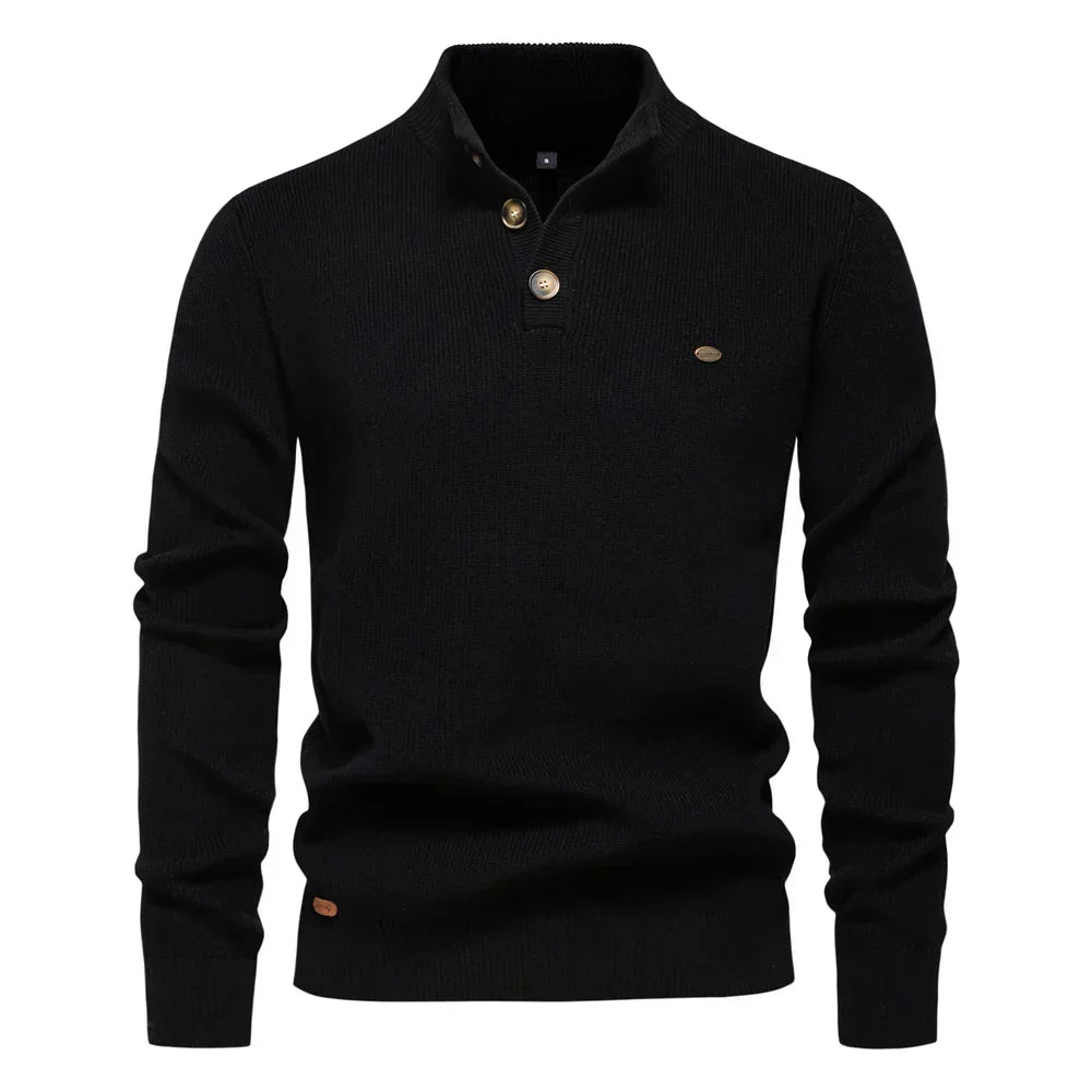 Konrad | Pull pour hommes élégant avec design à boutons
