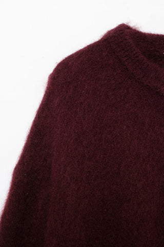 Tess | Pull Bordeaux