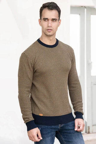 Steinmann | Pull pour hommes avec motif en losanges