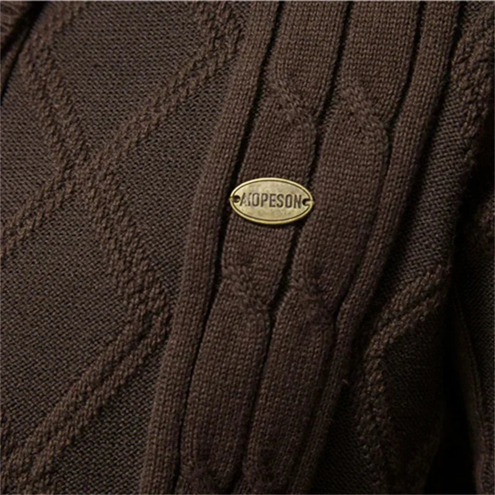 Waldemar | Cardigan pour hommes avec boutonnière