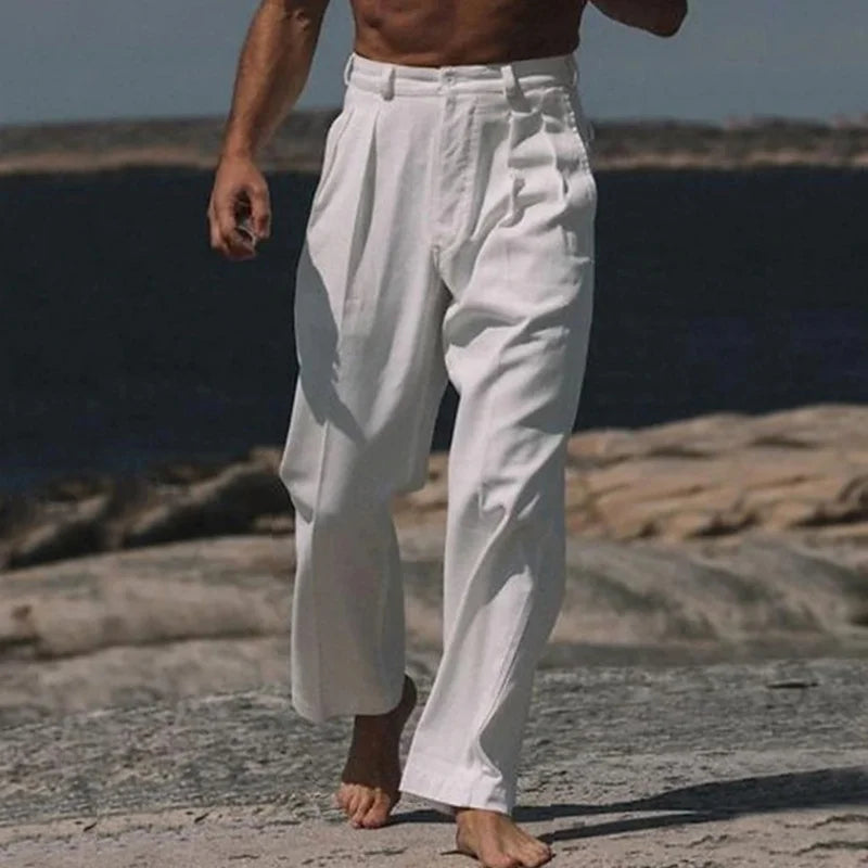 Corsaro - Pantalons Sartoriaux en Lin