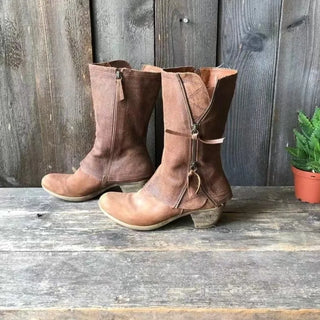 Alma | Bottes vintage mi-mollet