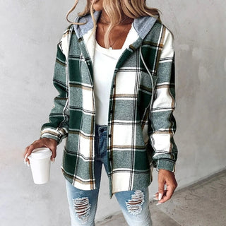 Khyra | Veste à carreaux stylée