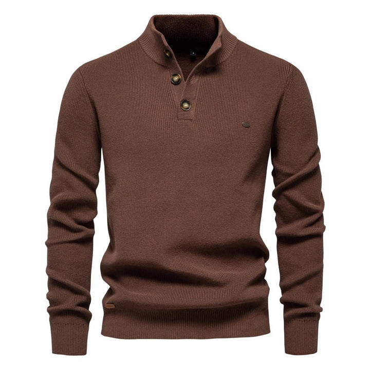 Konrad | Pull pour hommes élégant avec design à boutons