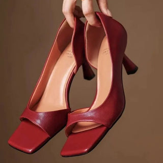 Talons Valenti en cuir