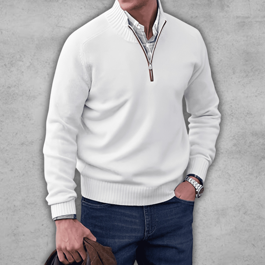 Markus | Pull élégant à zip