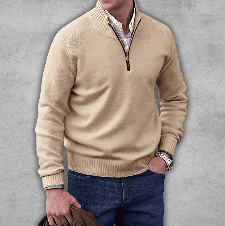 Markus | Pull élégant à zip