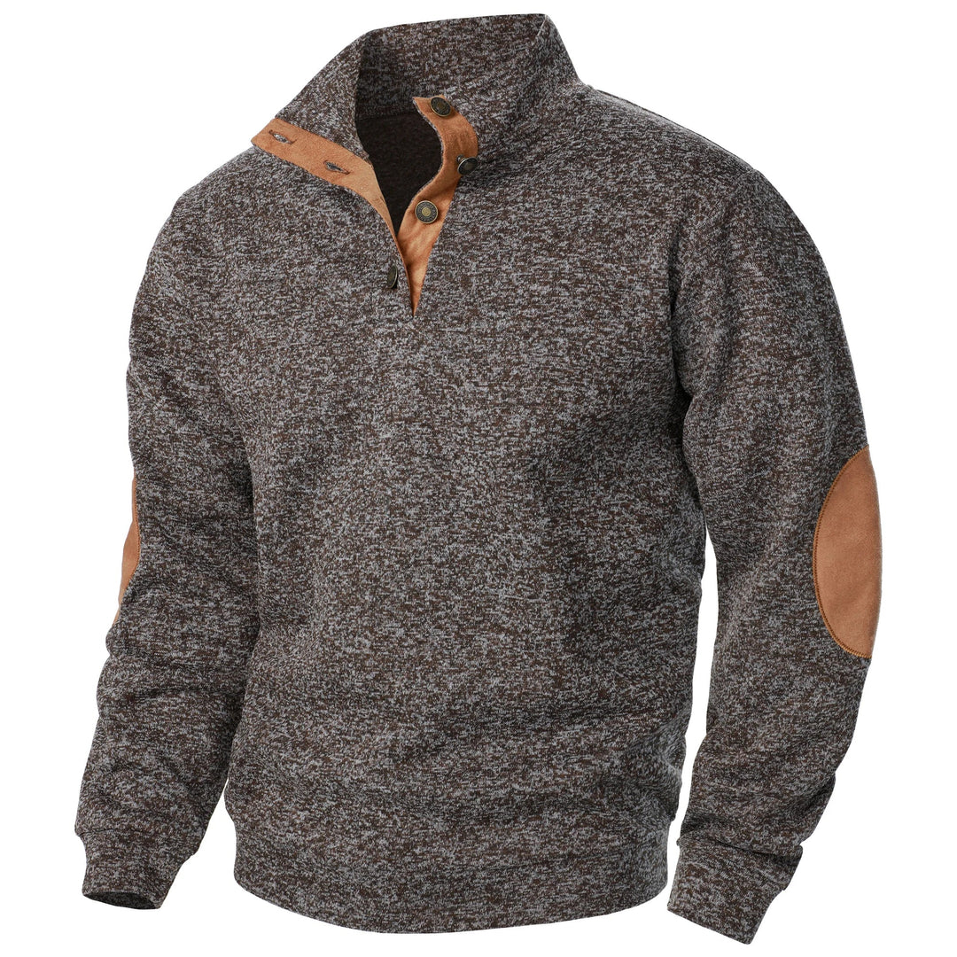 Martin | Pull Henley avec col montant