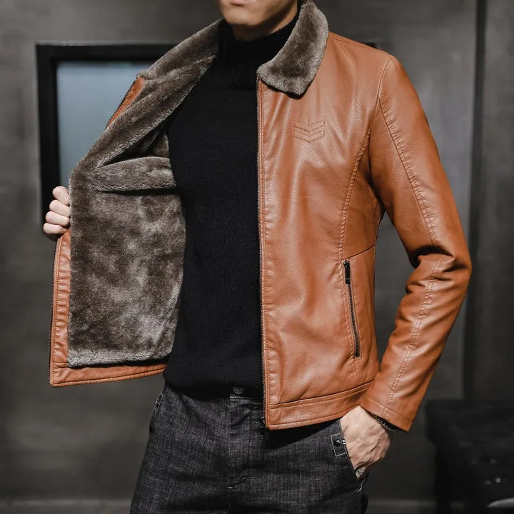 Tobias | Veste élégante en simili cuir